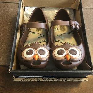 Mini Melissa owl shoes